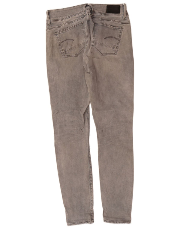 G-Star Womens Lynn Skinny Jeans W29 L32 Grey Cotton