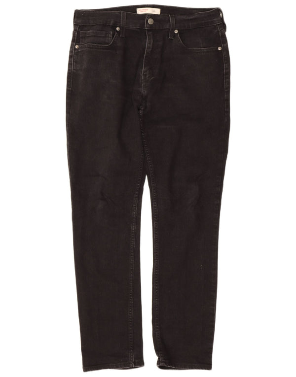 Levi's Mens Signature Slim Jeans W33 L30 Black Cotton