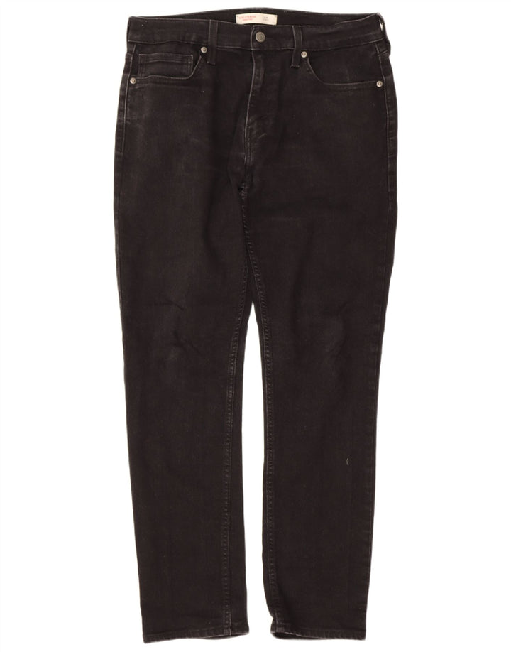 Levi's Mens Signature Slim Jeans W33 L30 Black Cotton