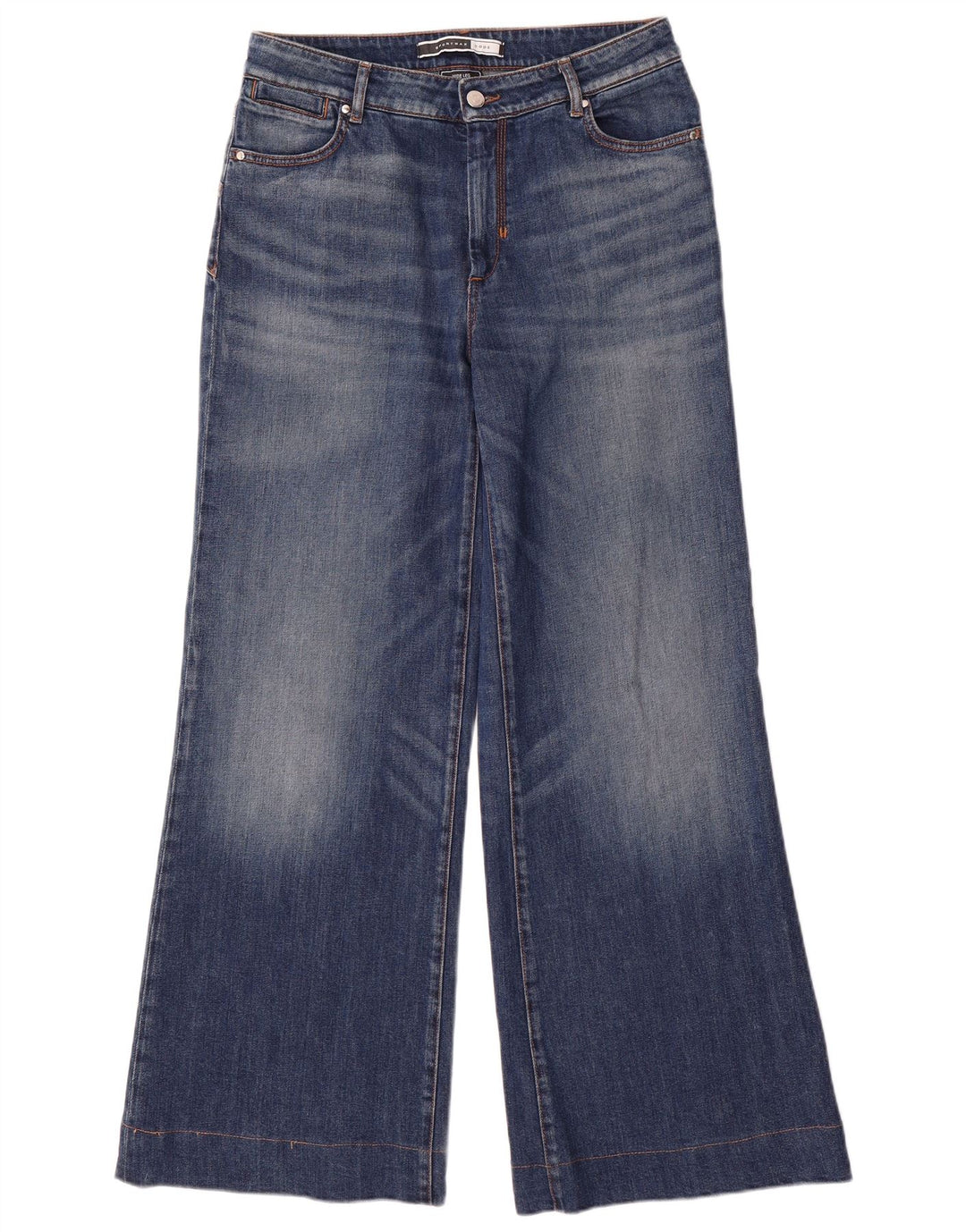 SPORTMAX Womens W28 L30 Blue Cotton