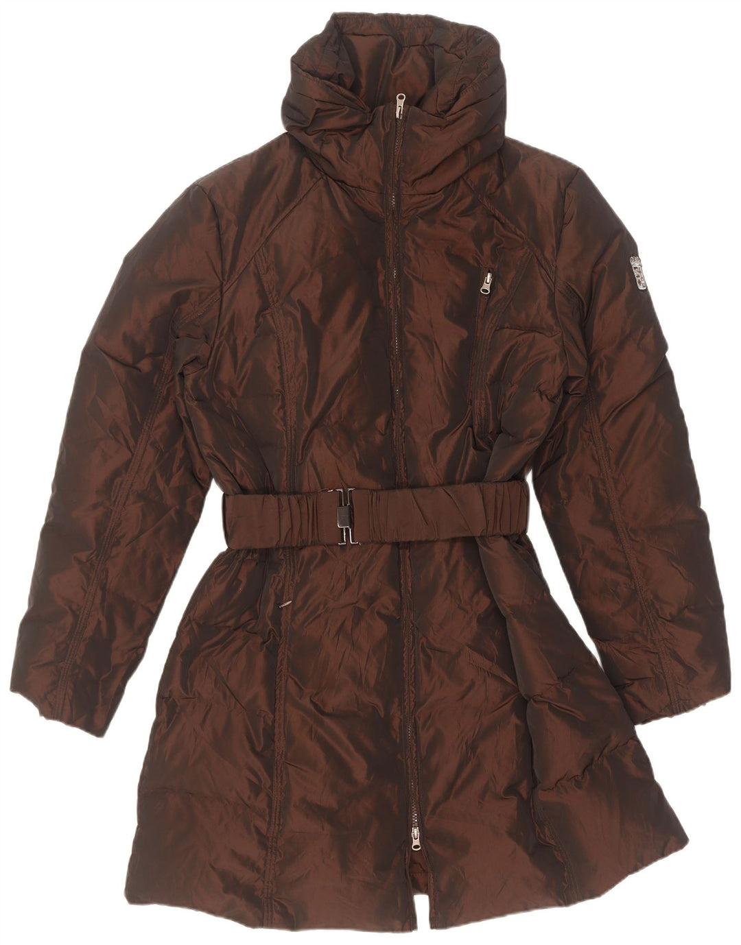 Marina Militare Womens Padded Coat UK 20 2XL Brown Polyester