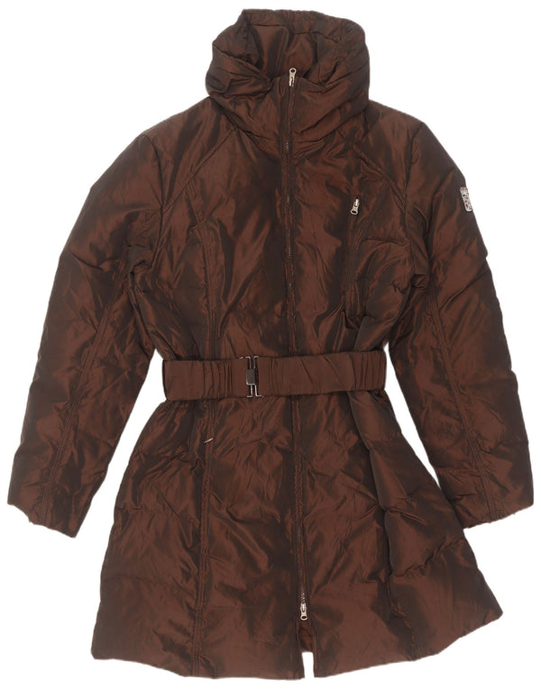 Marina Militare Womens Padded Coat UK 20 2XL Brown Polyester