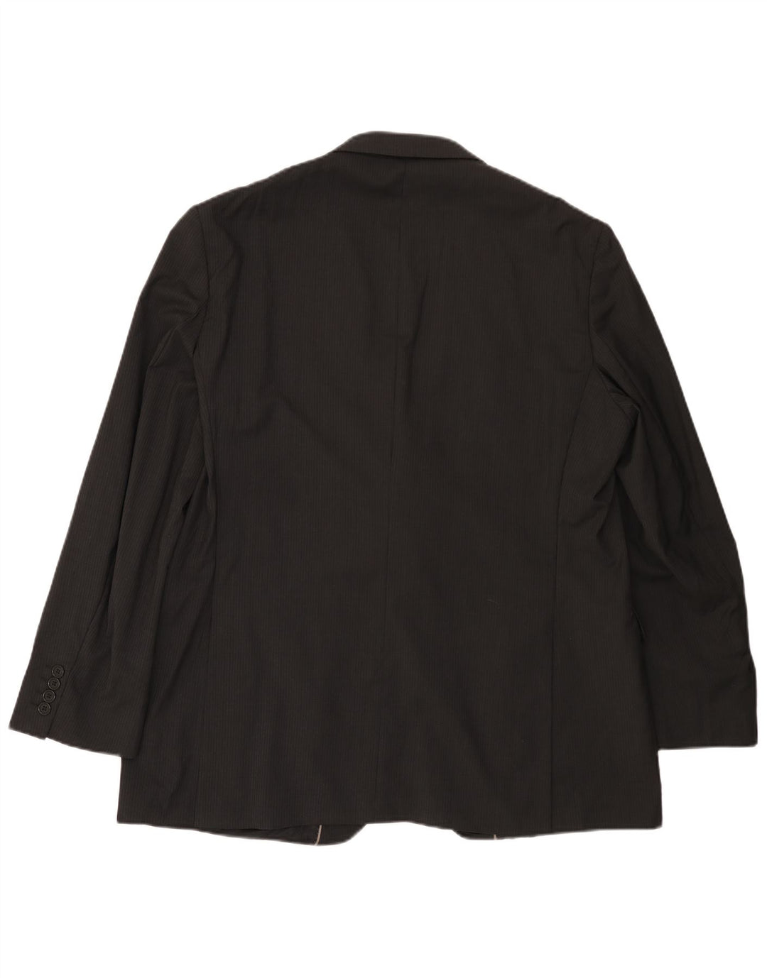 MARKS & SPENCER Mens 2 Button Blazer Jacket UK 38 Medium Black Pinstripe