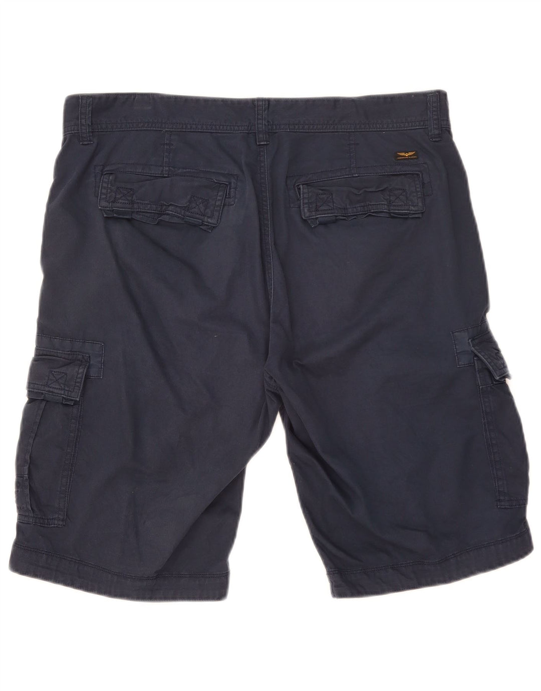 Pme Legend Mens Cargo Shorts W34 Large  Navy Blue Cotton