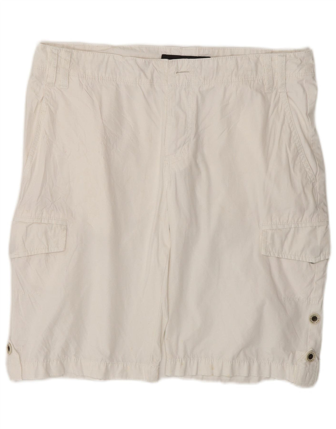Calvin Klein Mens Cargo Shorts W32 Medium White Cotton