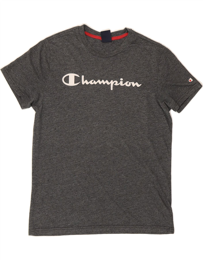 CHAMPION Mens Graphic T-Shirt Top Small Grey Cotton Vintage Champion and Second-Hand Champion from Messina Hembry 