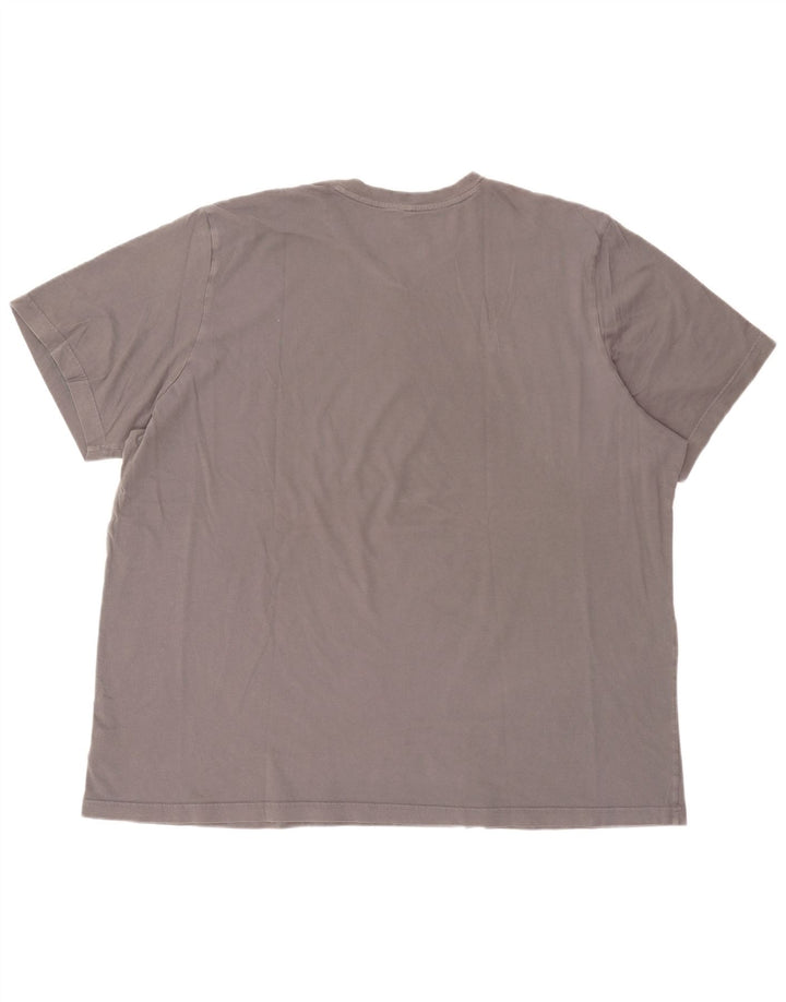Adidas Mens T-Shirt Top 2XL Grey Cotton