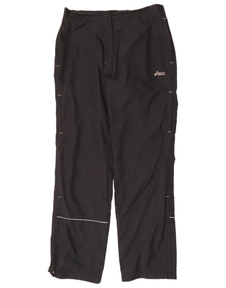 Asics Womens Waterproof Trousers UK 14 Medium Black Polyester