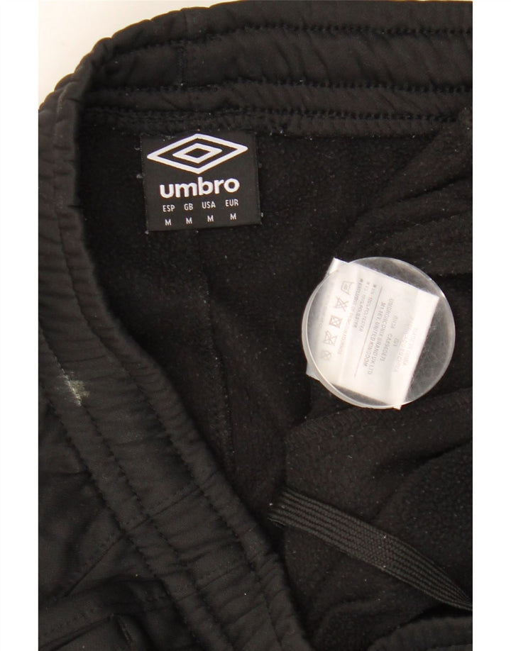 UMBRO Mens Graphic Tracksuit Trousers Medium  Black Polyester