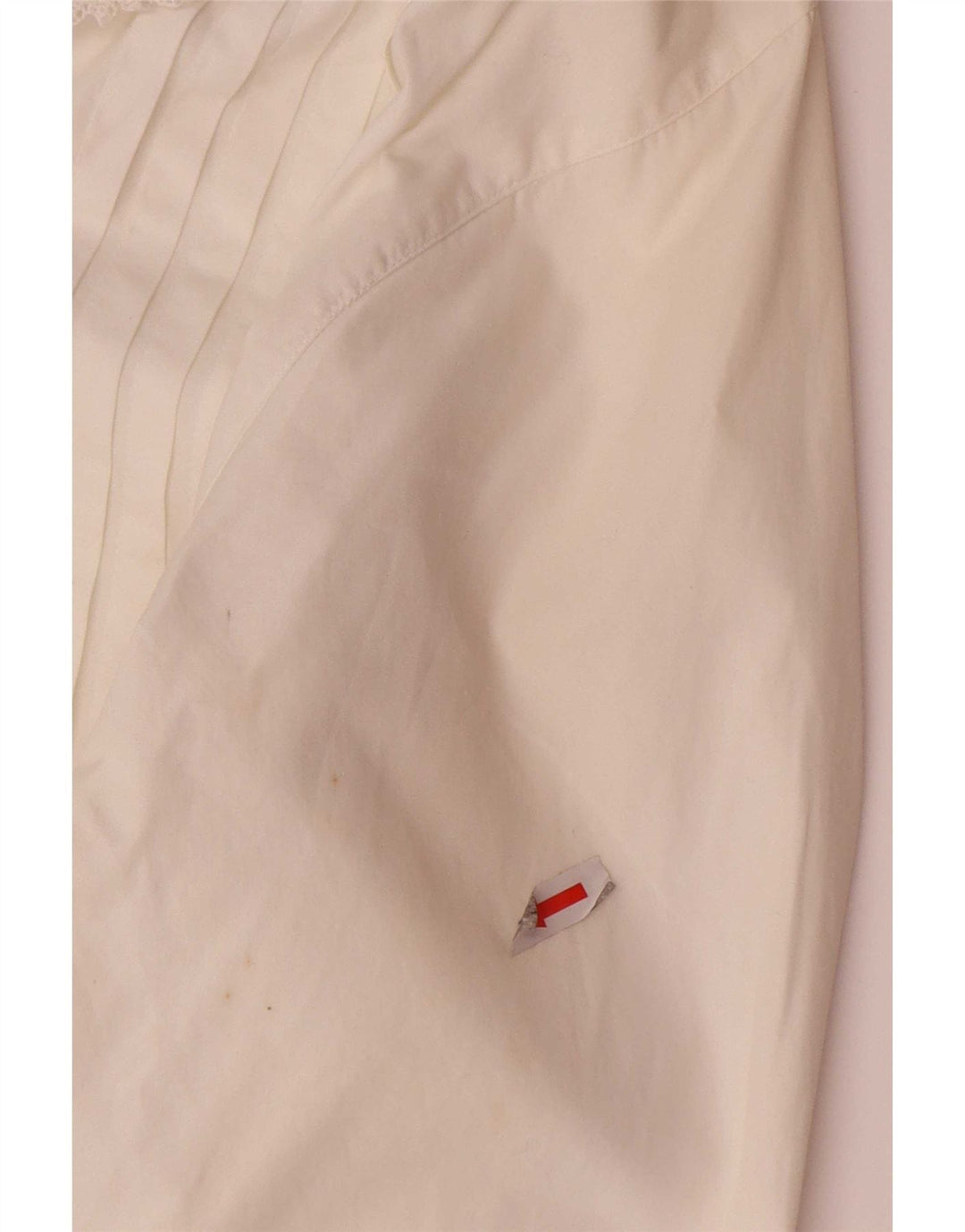 Benetton Womens Tuxedo Shirt UK 12 Medium White