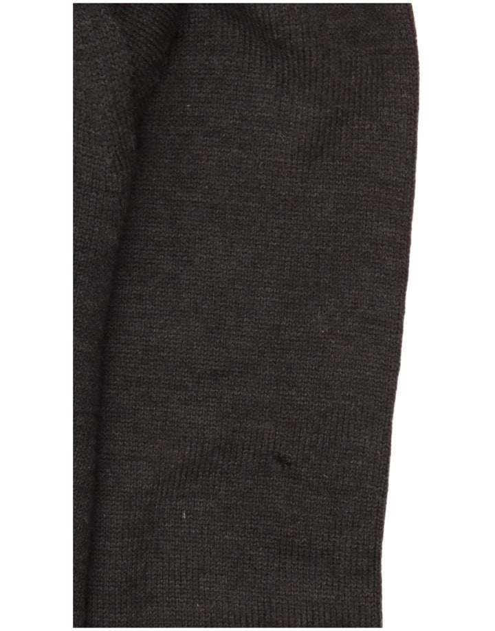 Pringle Womens Oversized Cardigan Sweater IT 46 Large Black Lambswool