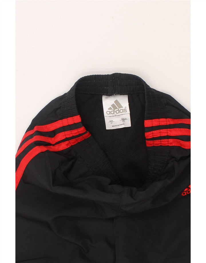 ADIDAS Baby Boys Tracksuit Trousers 18-24 Months  Black Polyester Vintage Adidas and Second-Hand Adidas from Messina Hembry 