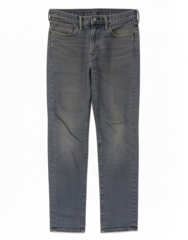 Levi's Mens 522 Straight Jeans W30 L30 Blue Cotton
