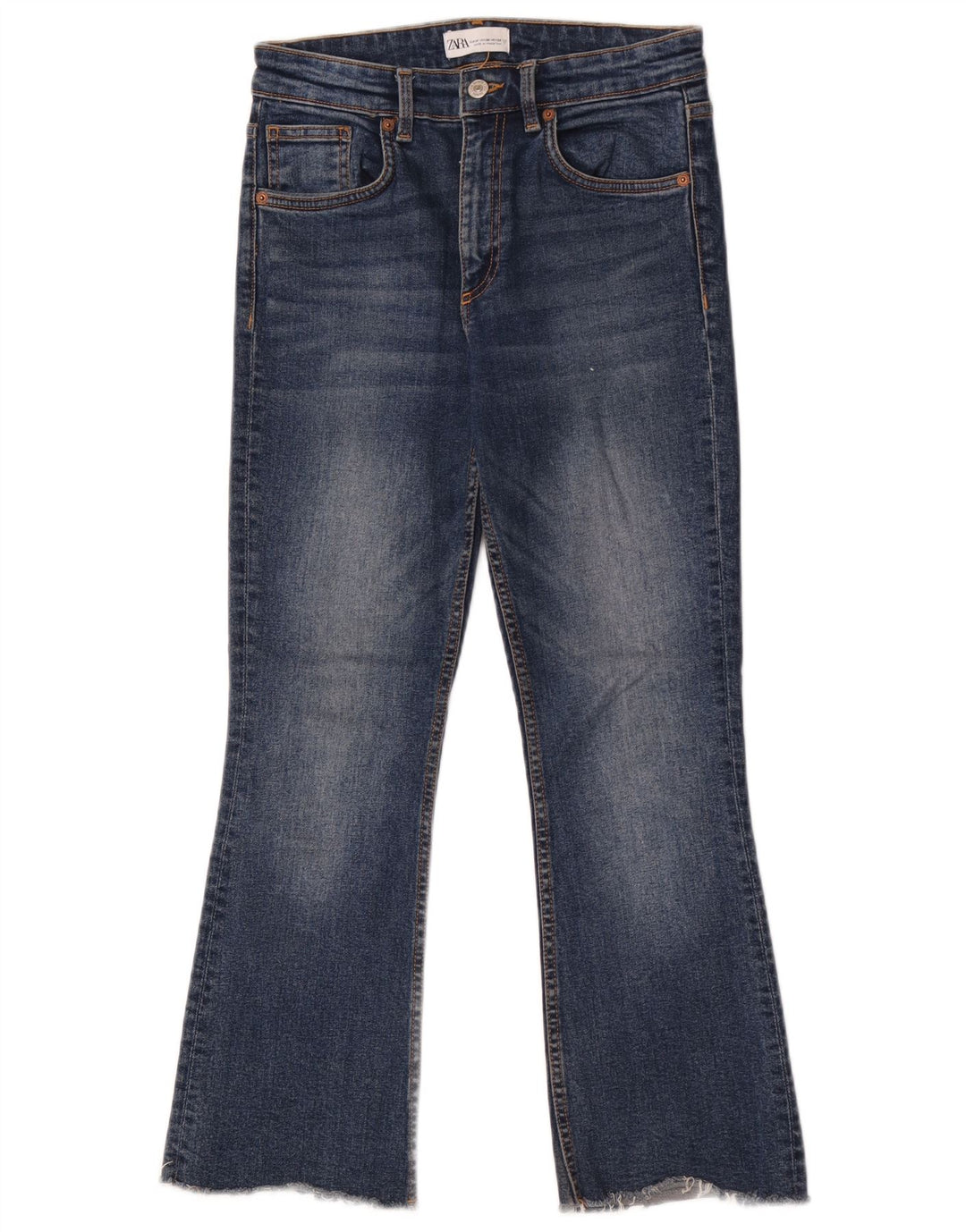Zara Womens Bootcut Jeans EU 38 Small W28 L26 Blue Cotton