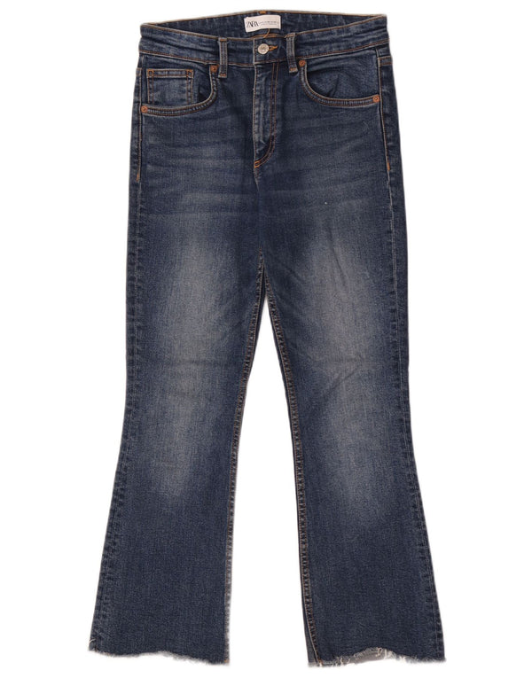 Zara Womens Bootcut Jeans EU 38 Small W28 L26 Blue Cotton