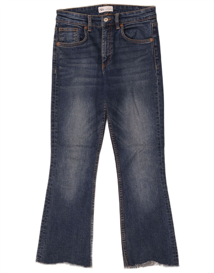 Zara Womens Bootcut Jeans EU 38 Small W28 L26 Blue Cotton