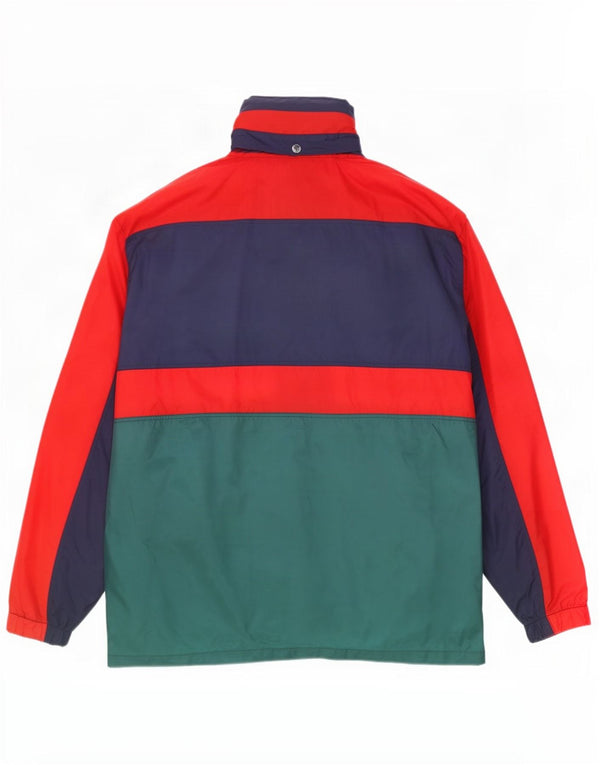 Concerto Mens Hooded Rain Jacket UK 44 2XL Multicoloured Colourblock