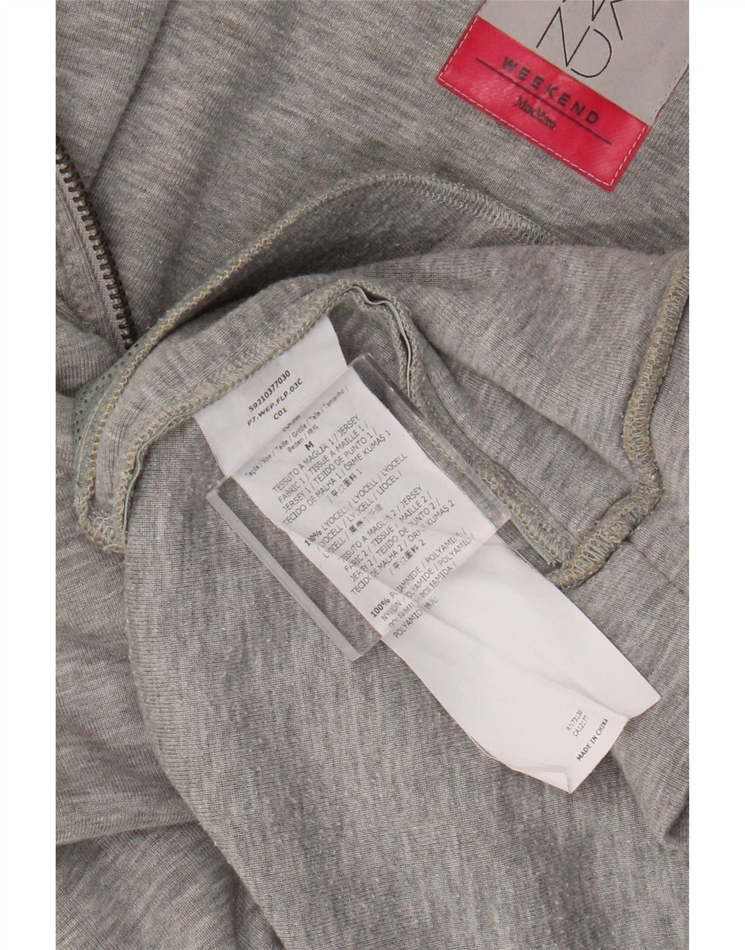 Max Mara Womens Weekend 1/2 Sleeve Sweatshirt Jumper UK 14 Medium Grey