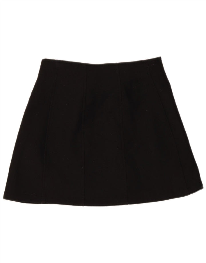 Zara Womens Mini Skirt Small W26 Black Polyester