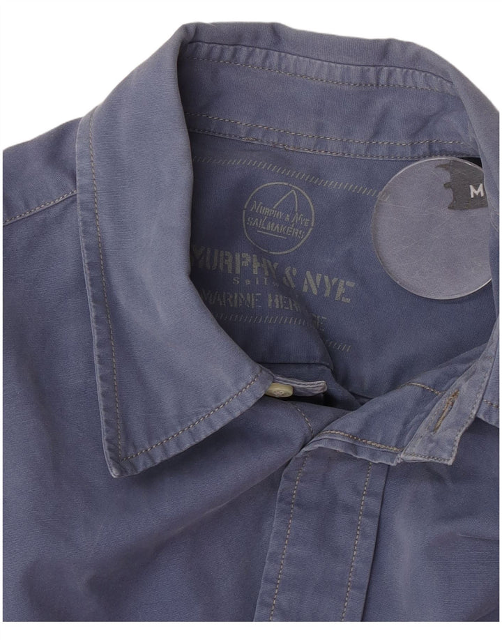 Murphy & Nye Mens Shirt Medium Blue