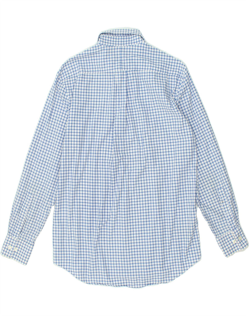 MICHAEL KORS Mens Shirt Size 15 1/2 Medium Blue Check Cotton | Vintage Michael Kors | Thrift | Second-Hand Michael Kors | Used Clothing | Messina Hembry 