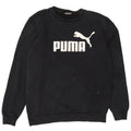 Puma Mens Graphic Sweatshirt Jumper Medium Navy Blue Cotton