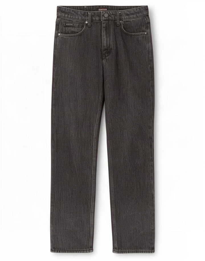 Guess Mens Straight Jeans W32 L32 Black Cotton