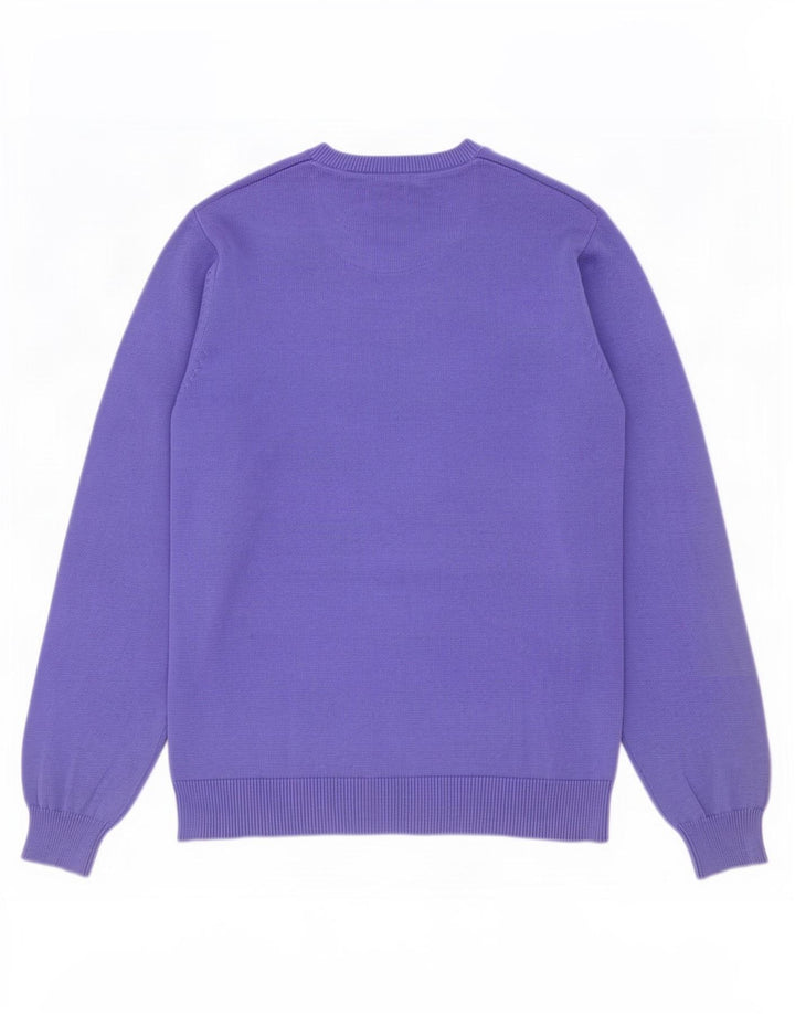 Marks & Spencer Mens Regular Fit Crew Neck Jumper Sweater Large Purple