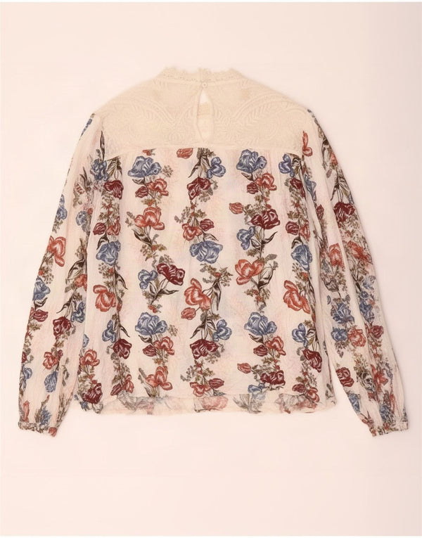 Marks & Spencer Womens Long Sleeve Blouse Top UK 18 XL Multicoloured Floral