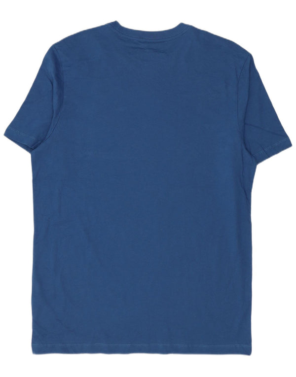 Nike Mens T-Shirt Top Medium Blue Cotton