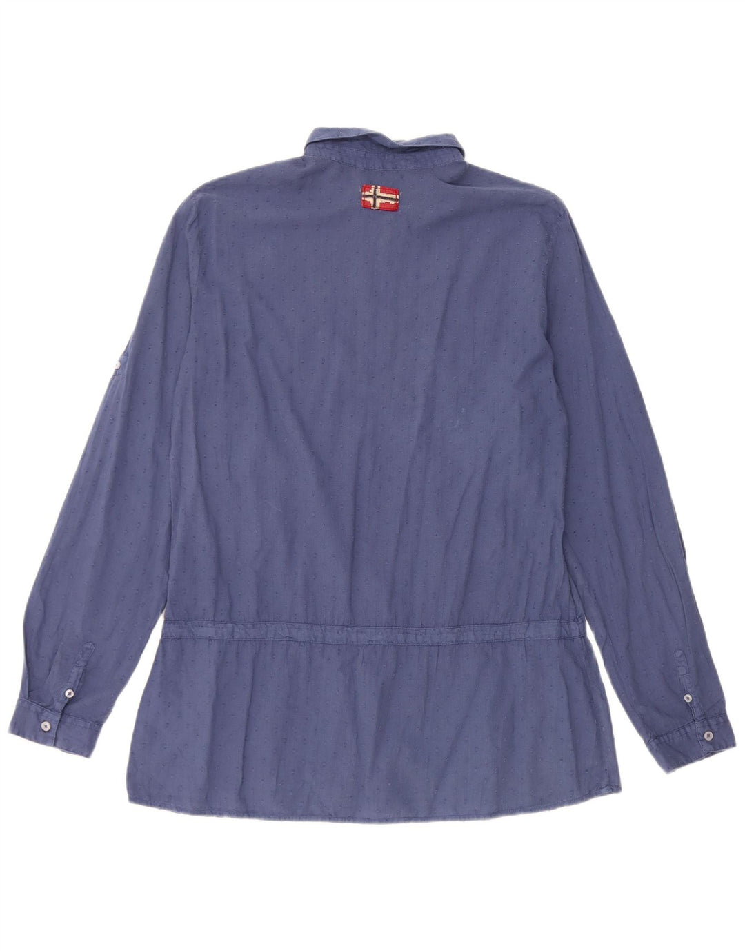 Napapijri Womens Pullover Shirt UK 16 Large Blue