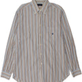 BROOKSFIELD Mens Shirt Size 42 Large Multicoloured Striped Cotton Vintage Brooksfield and Second-Hand Brooksfield from Messina Hembry 