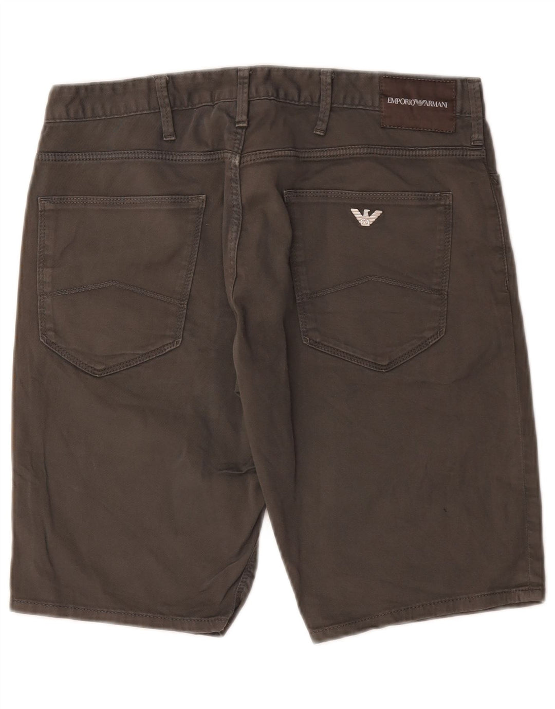 Emporio Armani Mens Denim Shorts IT 48 Medium W30  Grey Cotton
