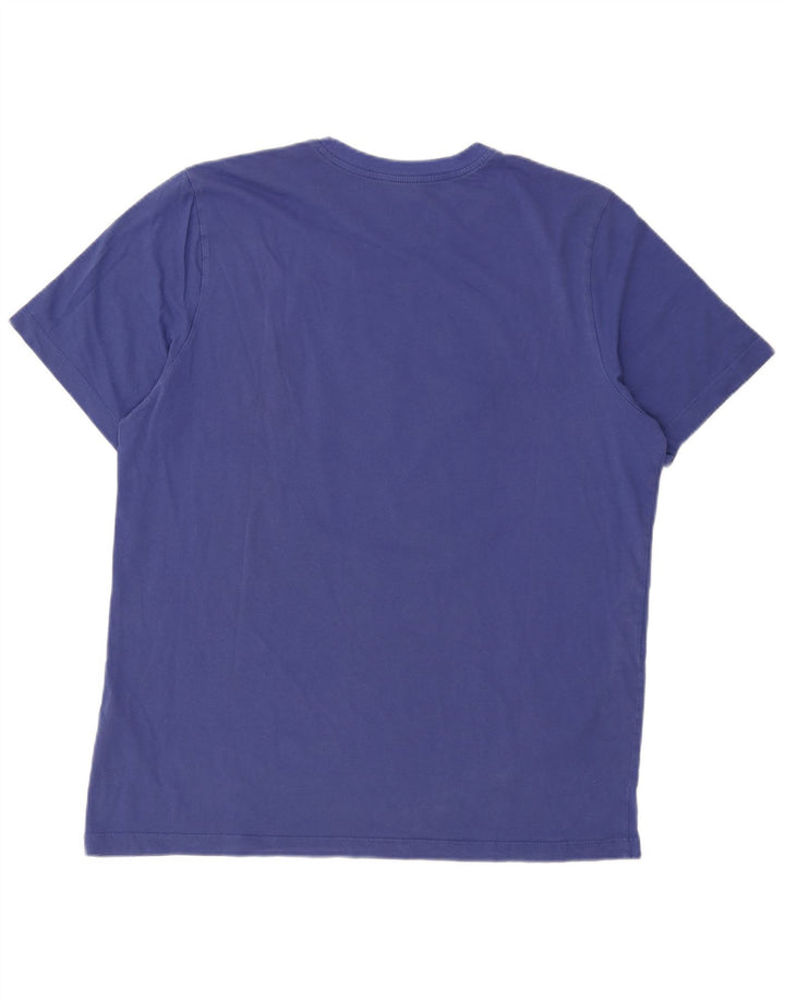 Nike Mens Graphic T-Shirt Top XL Blue Cotton