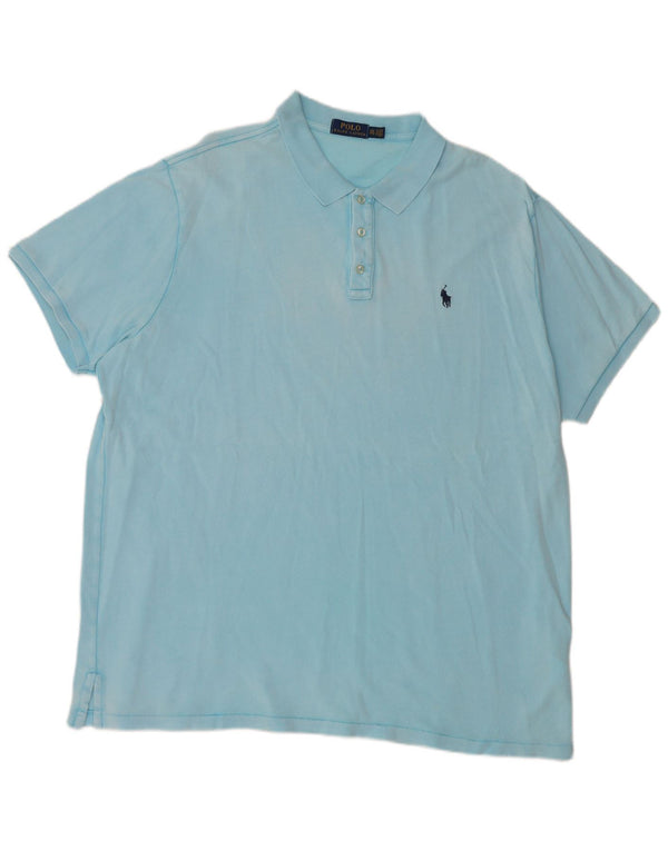 Polo Ralph Lauren Mens Polo Shirt 2XL Blue Cotton
