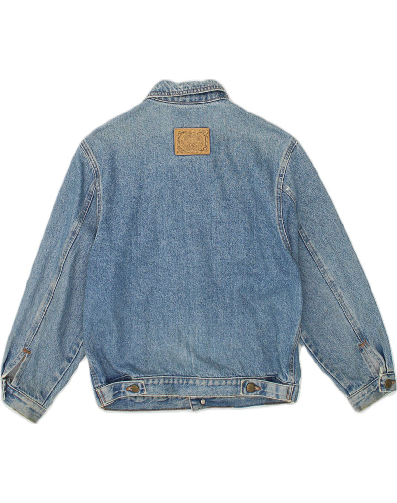 BENETTON Boys Denim Jacket 15-16 Years XL Blue Cotton | Vintage Benetton | Thrift | Second-Hand Benetton | Used Clothing | Messina Hembry 