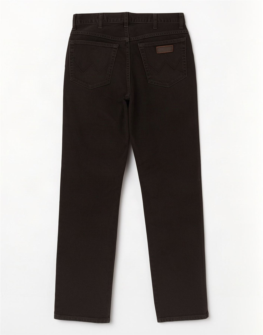 Wrangler Mens Texas Straight Jeans W32 L32 Black Cotton