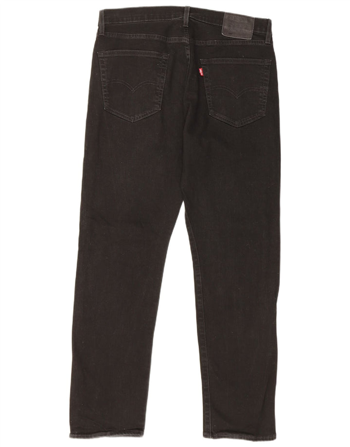 Levi's Mens 502 Tapered Jeans W34 L32 Black