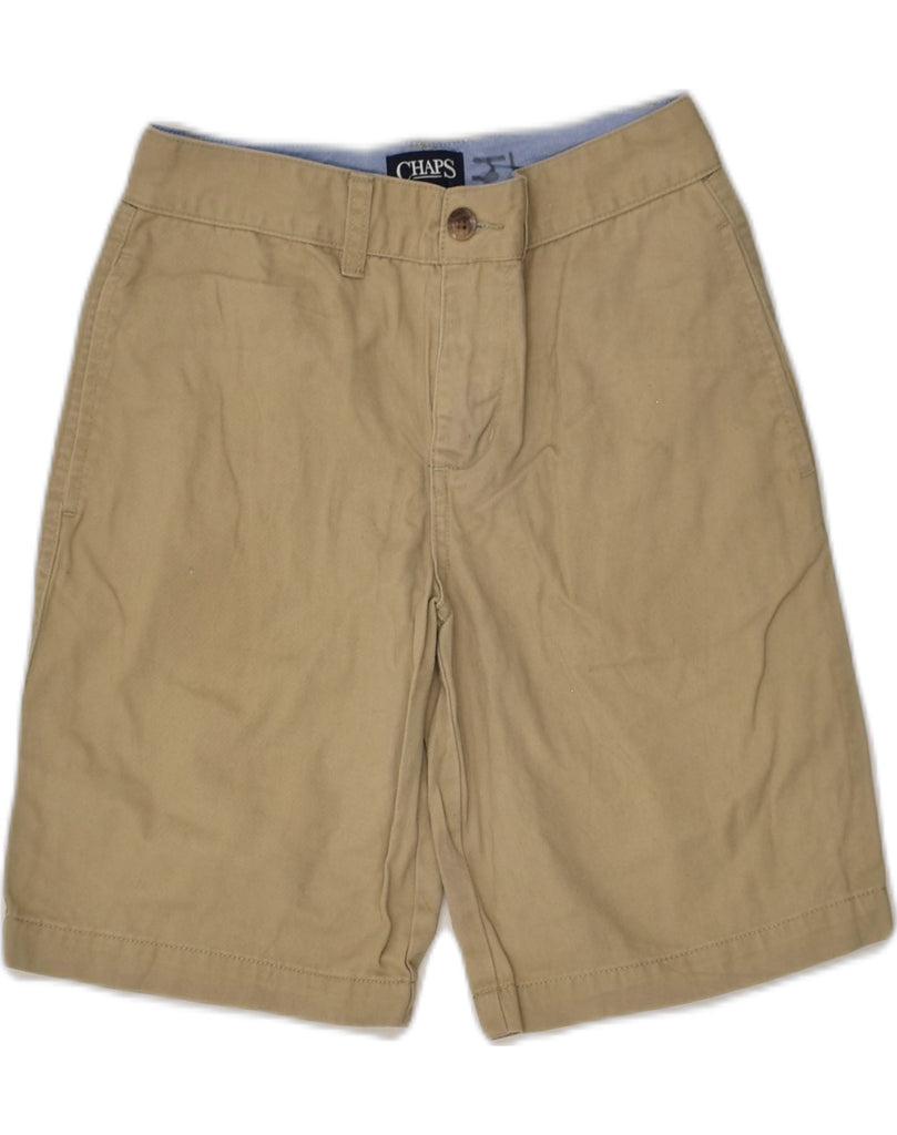 CHAPS Boys Casual Shorts 9-10 Years W26  Beige Cotton | Vintage Chaps | Thrift | Second-Hand Chaps | Used Clothing | Messina Hembry 