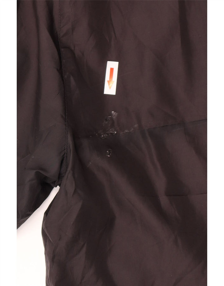 Billabong Mens Hooded Bomber Jacket UK 40 Large Black Polyester