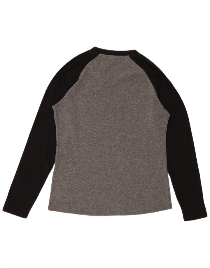 Fila Mens Graphic Top Long Sleeve IT 52 Large Grey