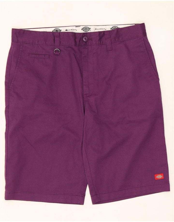 Dickies Womens Chino Shorts XL W36  Purple Polyester