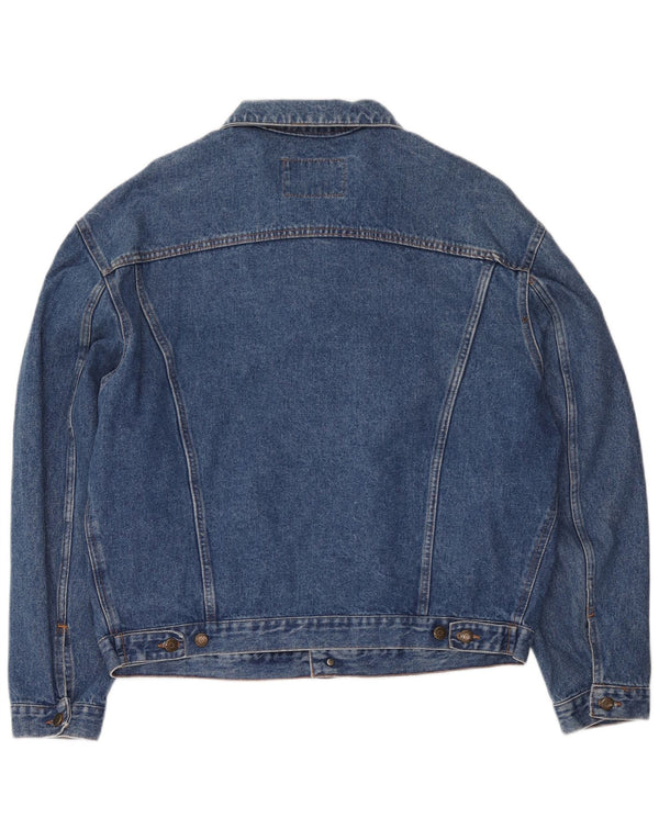 Carrera Mens Denim Jacket UK 42 XL Blue Cotton
