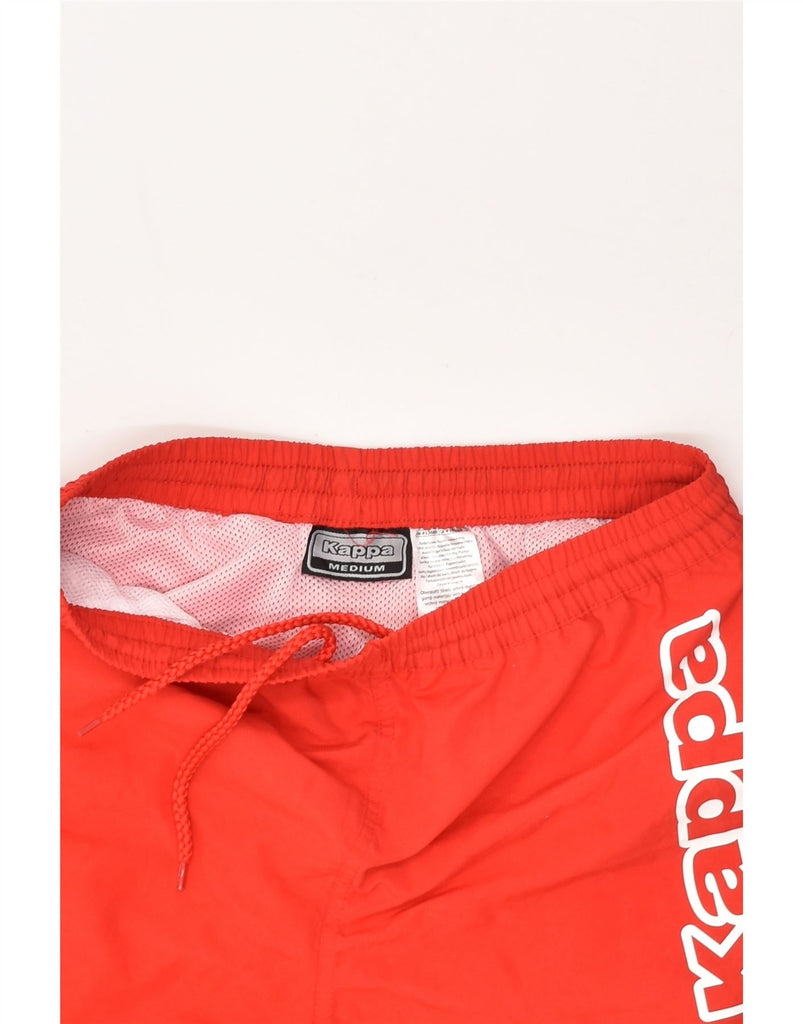 KAPPA Mens Graphic Sport Shorts Medium Red Polyester | Vintage Kappa | Thrift | Second-Hand Kappa | Used Clothing | Messina Hembry 