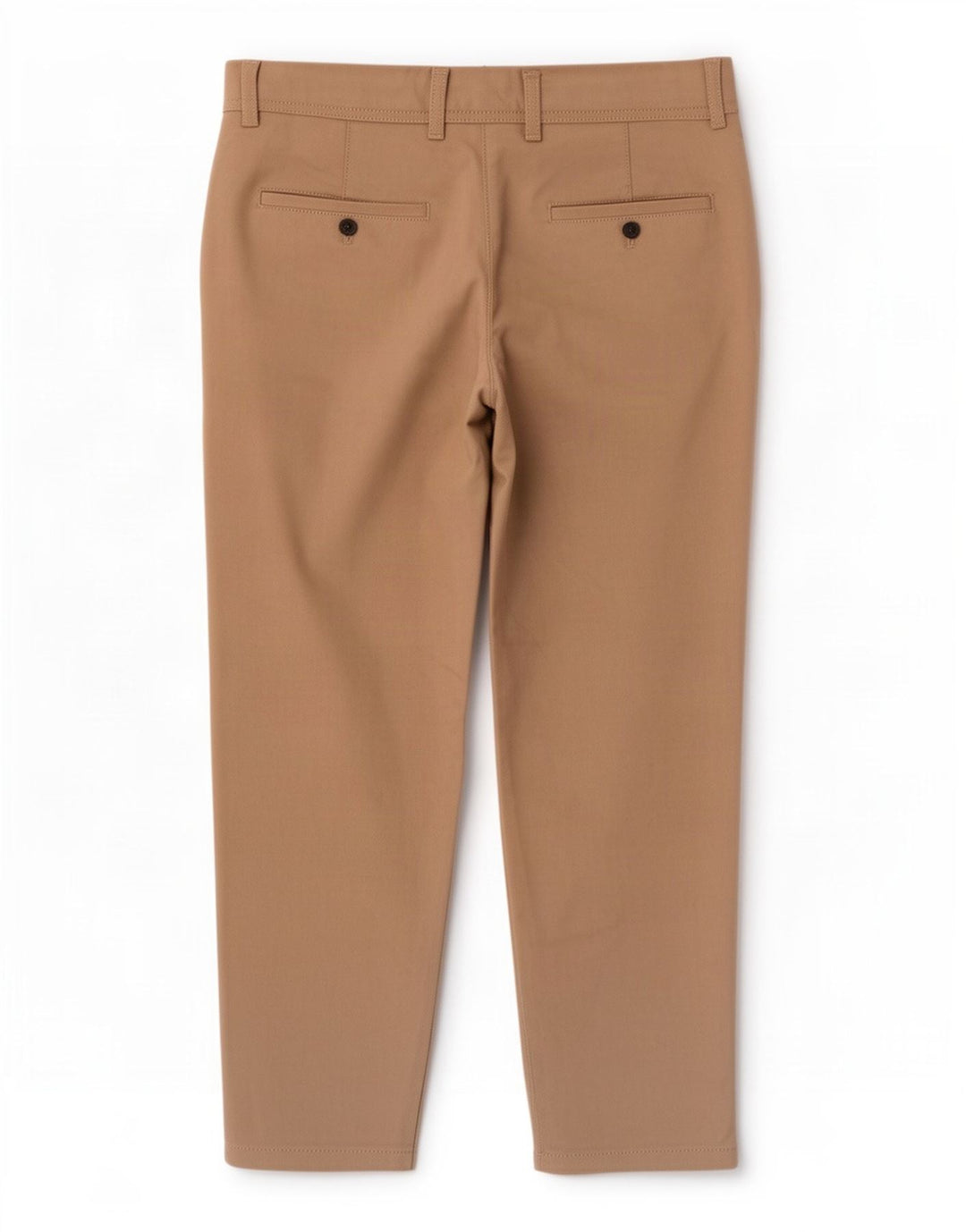 Zara Mens Slim Chino Trousers EU 42 Large W32 L28 Beige Polyester