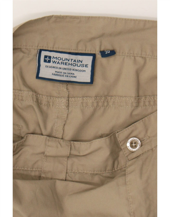 MOUNTAIN WAREHOUSE Womens Straight Cargo Trousers W30 L28  Brown Polyester Vintage Mountain Warehouse and Second-Hand Mountain Warehouse from Messina Hembry 