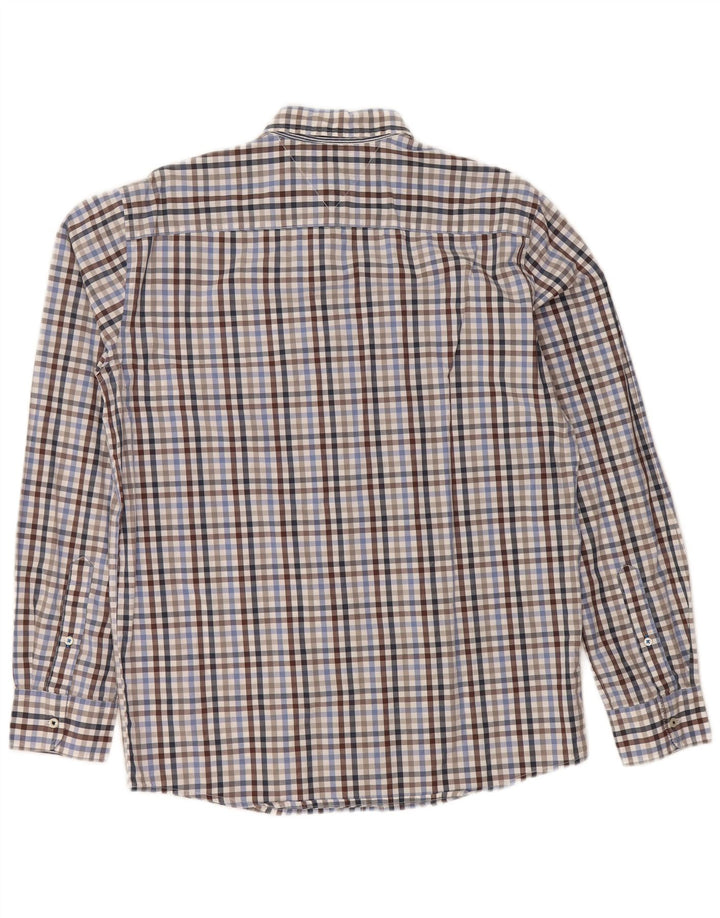 TOMMY HILFIGER Mens Vintage Fit Shirt Medium Multicoloured Check