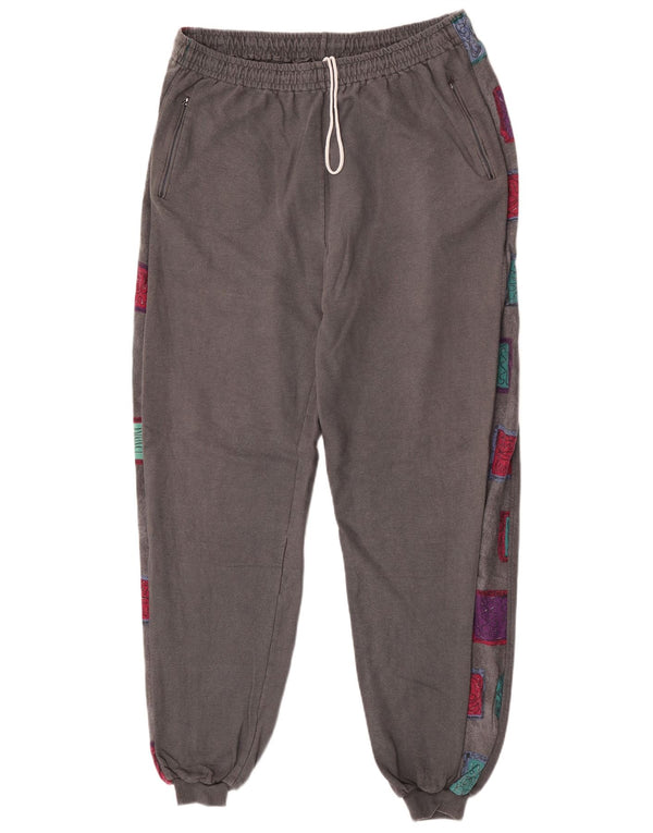 Trigema Mens Tracksuit Trousers Joggers 3XL Grey Geometric Cotton