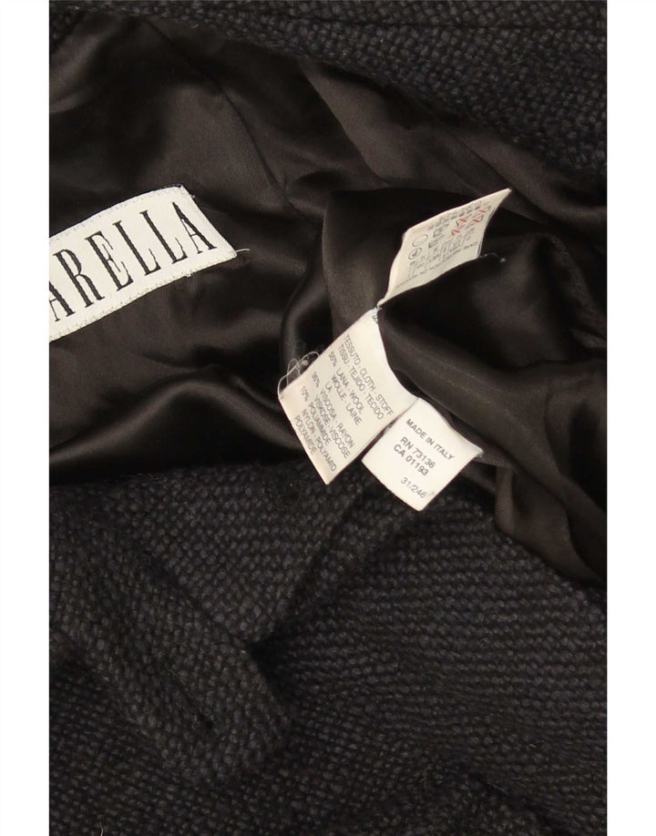 Marella Womens Overcoat UK 16 Large Navy Blue Wool