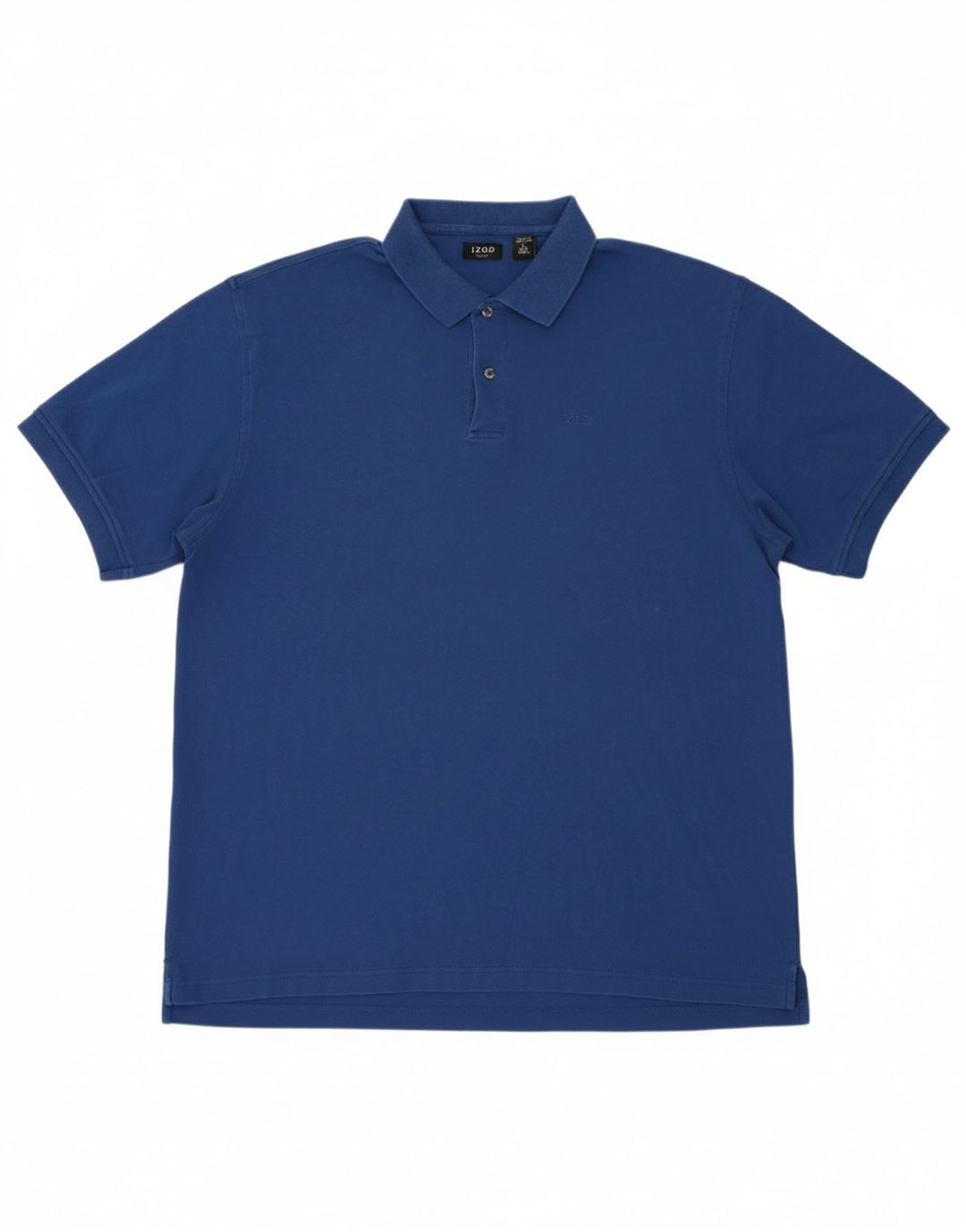 IZOD Mens Golf Polo Shirt XL Blue Cotton Vintage Izod and Second-Hand Izod from Messina Hembry 